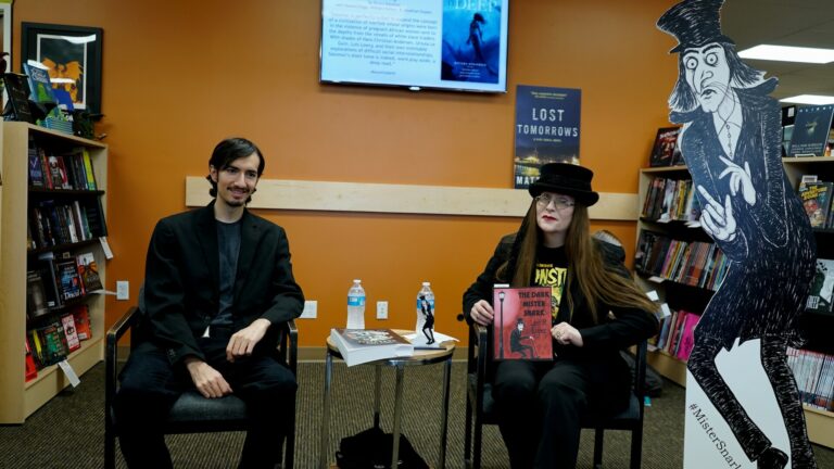 Mysterious Galaxy Bookstore Author Event November 2019 - Lori R. Lopez Reading & Presentation With Rafael Lopez