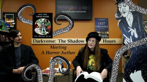 Lori R. Lopez Reading And Presentation At Mysterious Galaxy Bookstore With Darkverse Tentacles