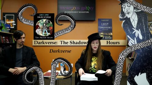 Lori R. Lopez Reading And Presentation At Mysterious Galaxy Bookstore With Darkverse Tentacles