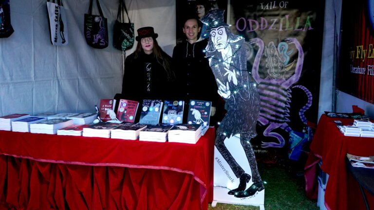 December Nights 2019 - Author Lori R. Lopez, Noel Lopez and Mister Snark