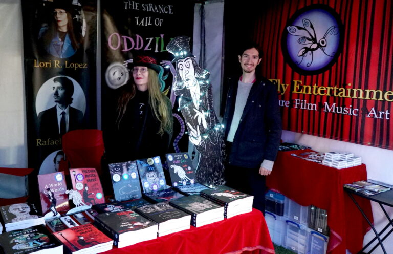 December Nights 2019 - Author Lori R. Lopez, Author Rafael Lopez and Mister Snark