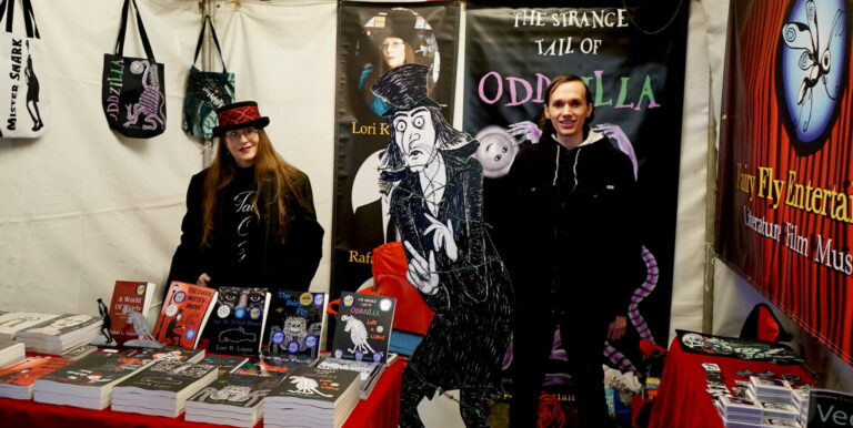 December Nights 2019 - Author Lori R. Lopez, Noel Lopez and Mister Snark