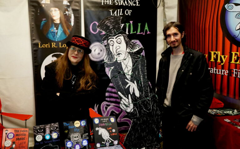 December Nights 2019 - Author Lori R. Lopez, Author Rafael Lopez and Mister Snark