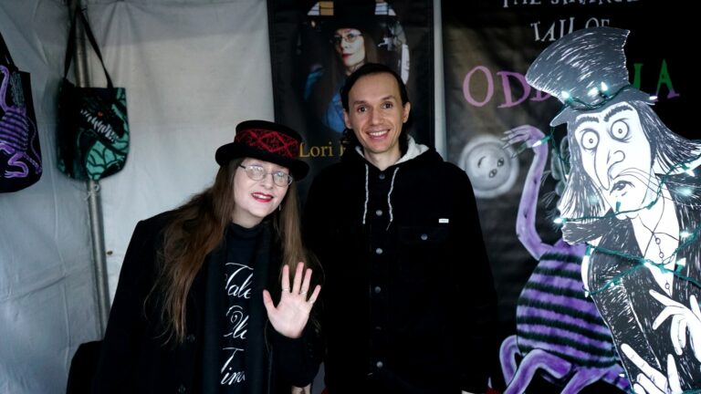 December Nights 2019 - Author Lori R. Lopez, Noel Lopez and Mister Snark