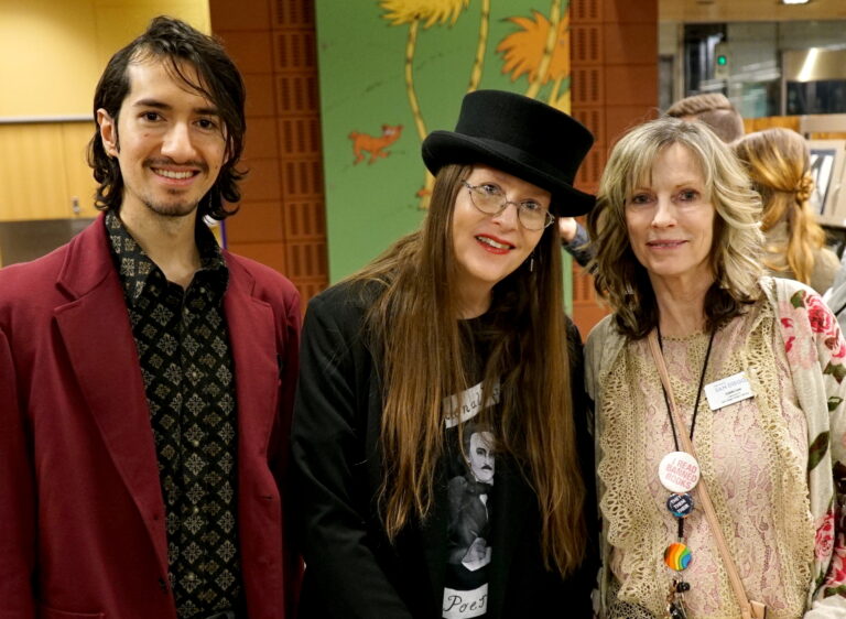 Rafael Lopez, Lori R. Lopez and Linda Brawley at 54th San Diego Local Authors Exhibit