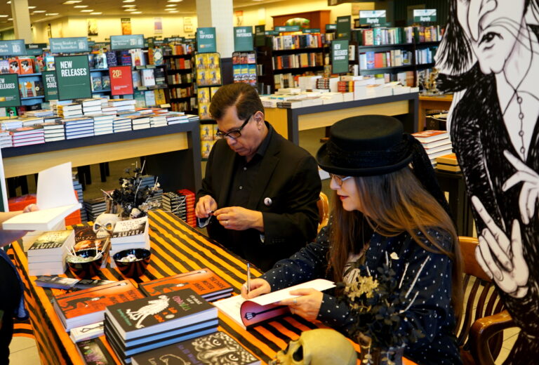 Barnes & Noble Glendora Signing October 2018 - Horror Author Lori R. Lopez Autographing Book