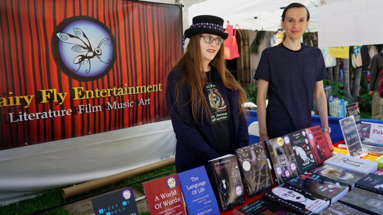 San Diego Earth Fair April 2018 - Horror Author Lori R. Lopez and Noel Lopez