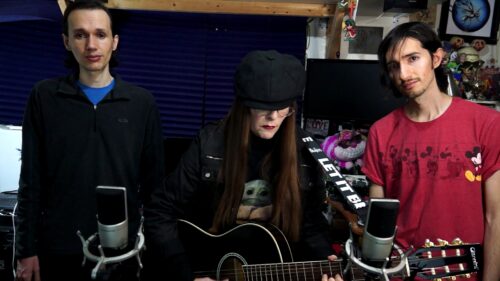 The Fairyflies band - Noel Lopez, Lori R. Lopez, Rafael Lopez singing Children Without Innocence